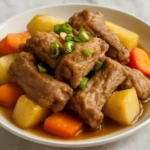 Soft electrical pressure cooker ribs steamed