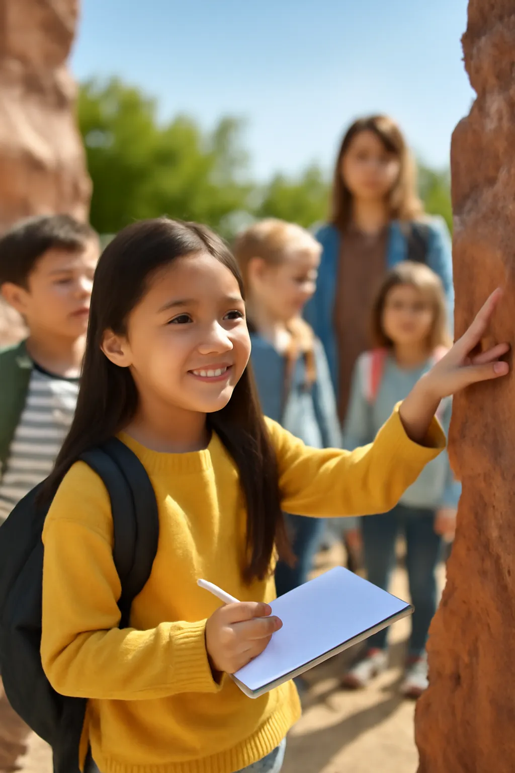Elementary school student experience learning
