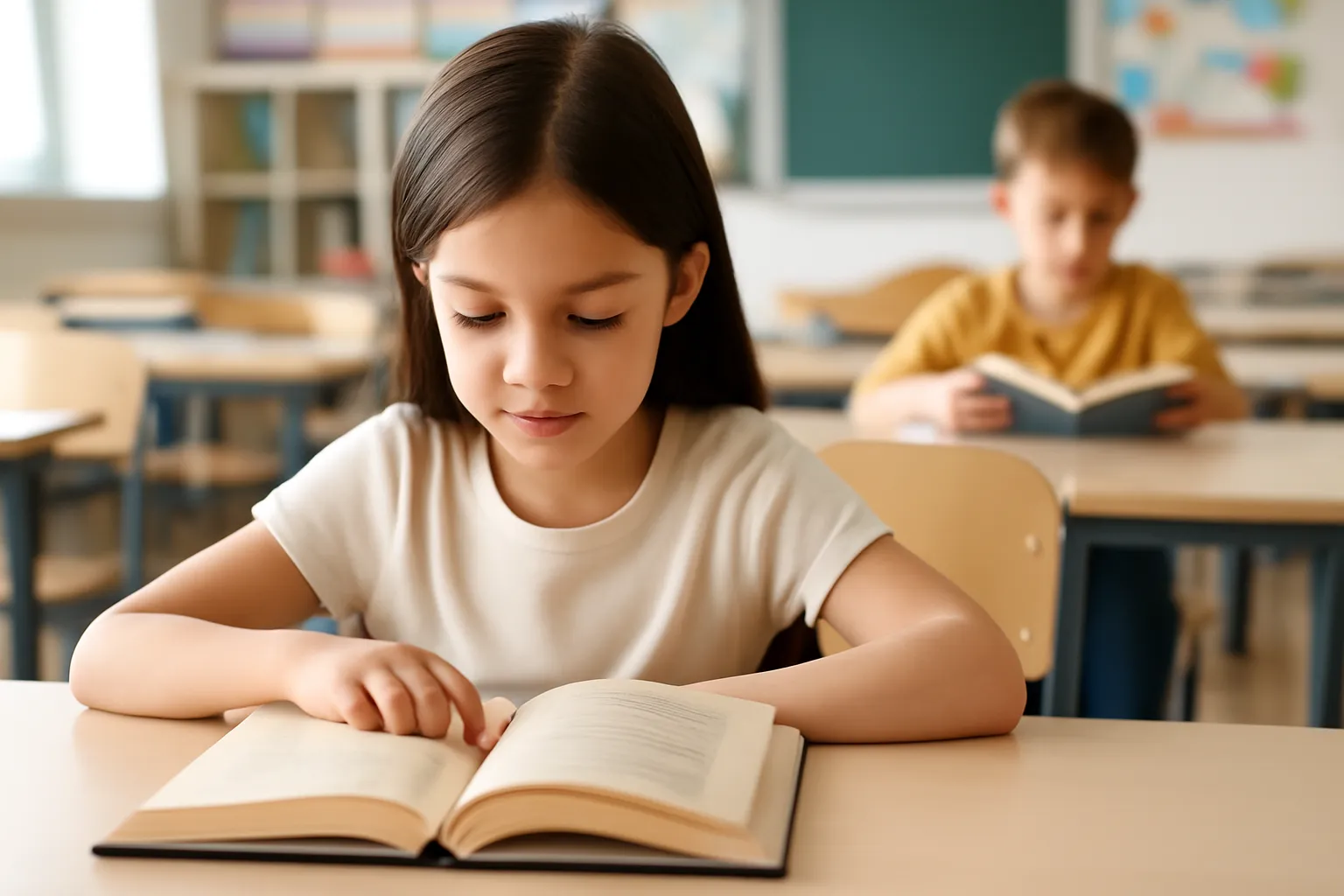 A short book in elementary school