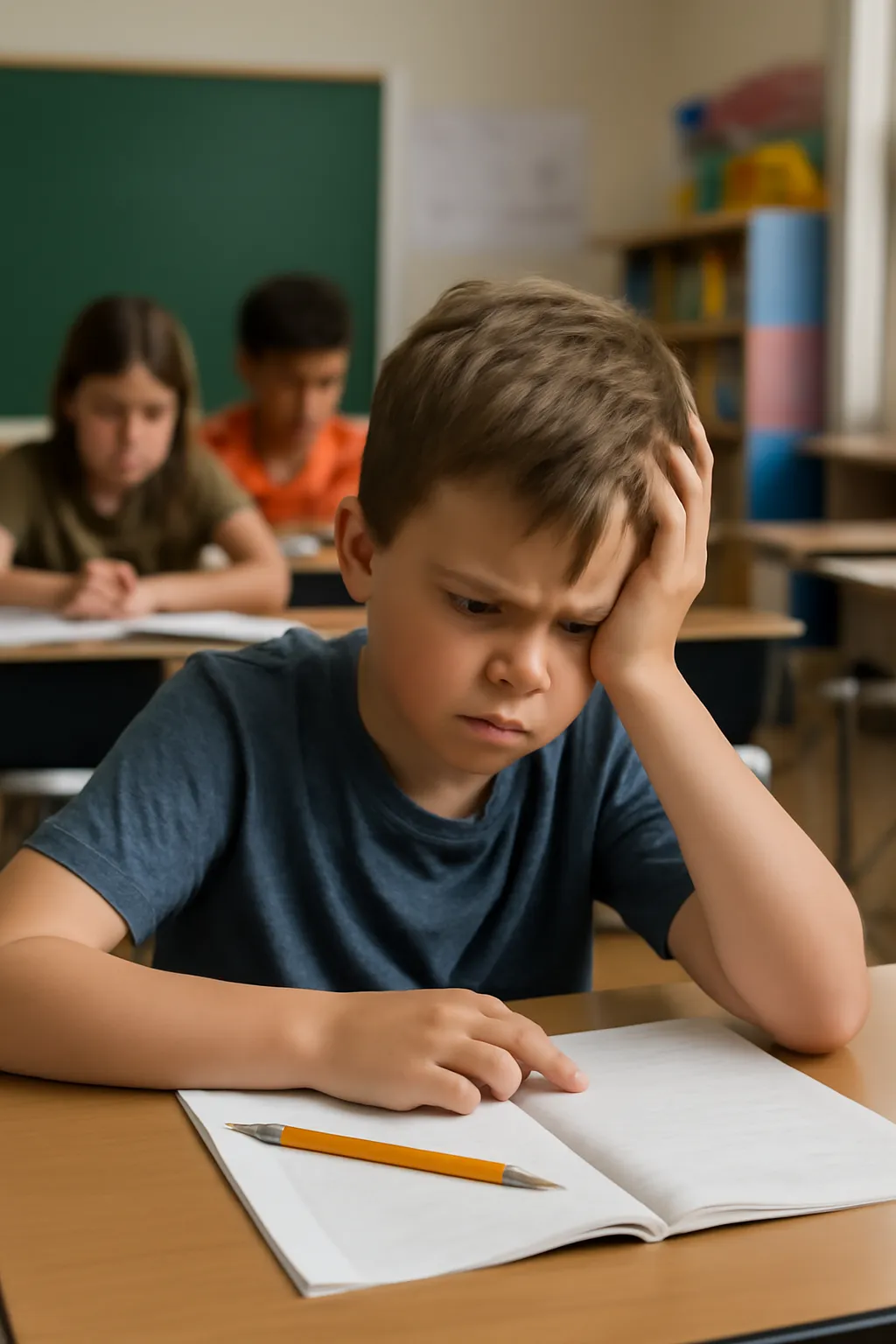 Elementary school student ADHD symptoms