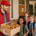 Elementary school snack delivery