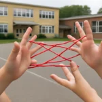 Elementary school game game string