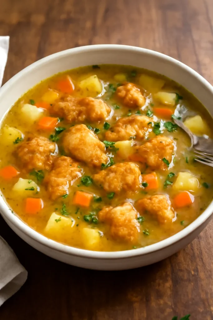 Pressure cooker chicken fried soup