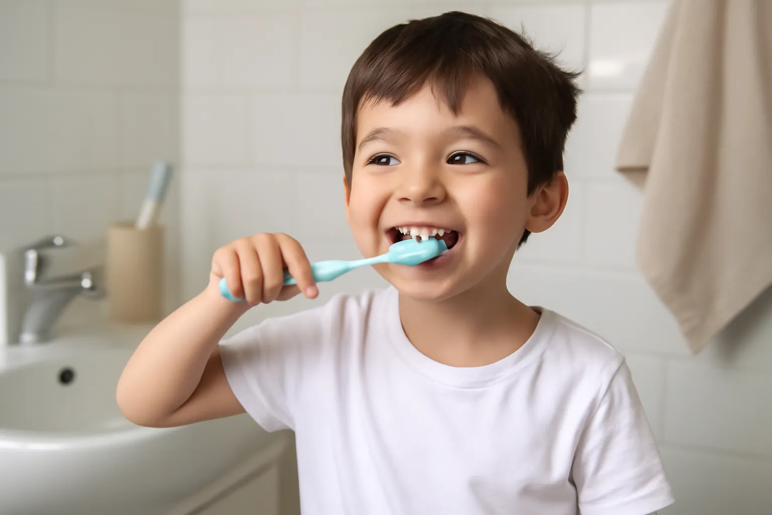 Elementary School Toothbrush Fine Mother