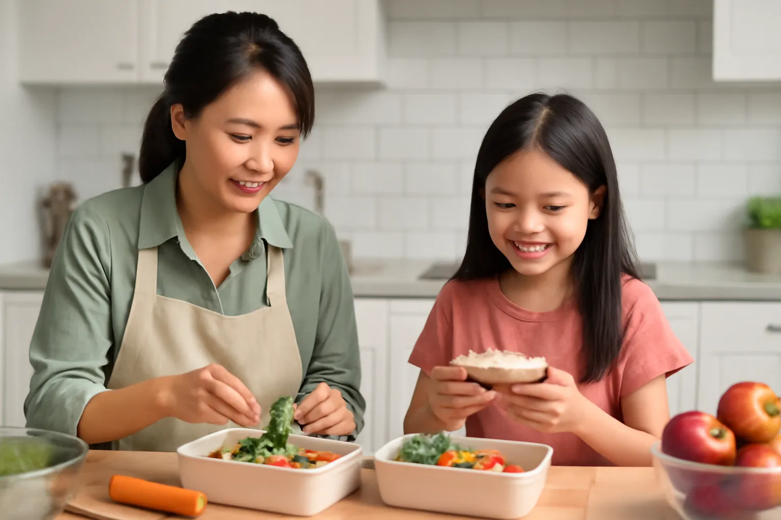 Elementary School Student Experience Learning Lunch Box