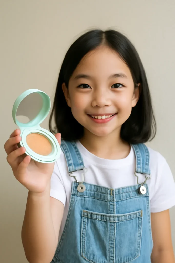 Elementary school student sun cushion olive young
