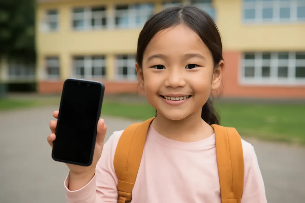 Elementary school cell phone opening SK