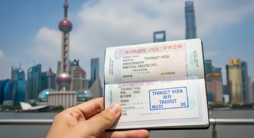 상해 경유비자