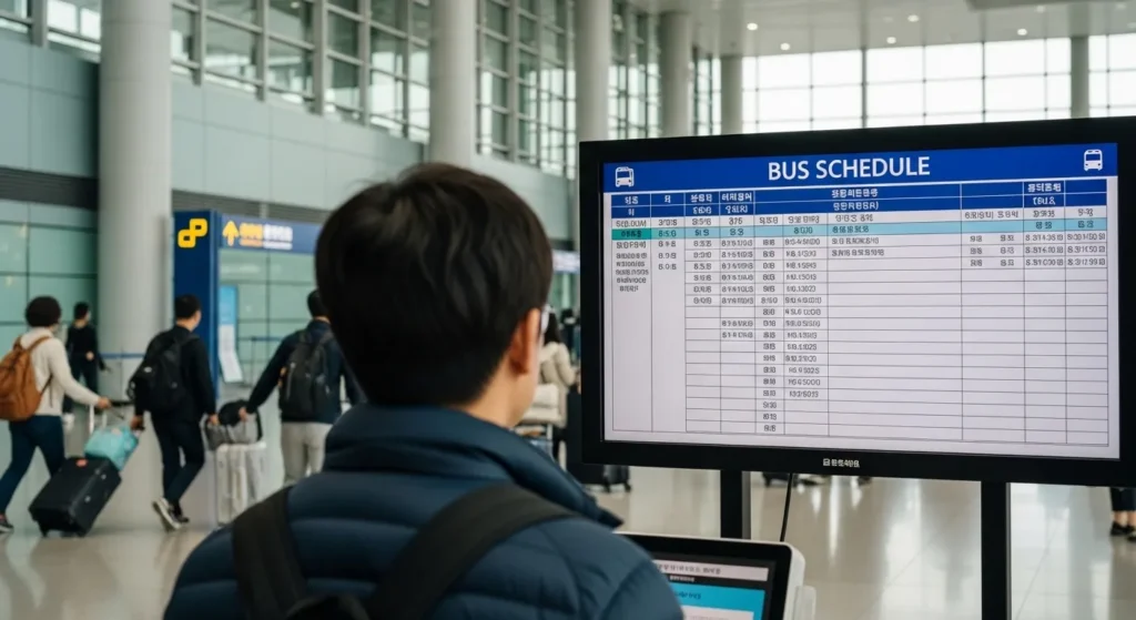 인천공항 버스 시간표