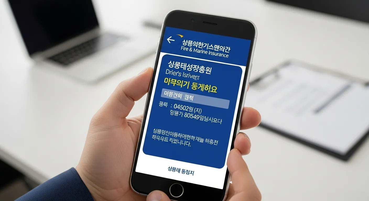 삼성화재 운전자보험 해지확인서