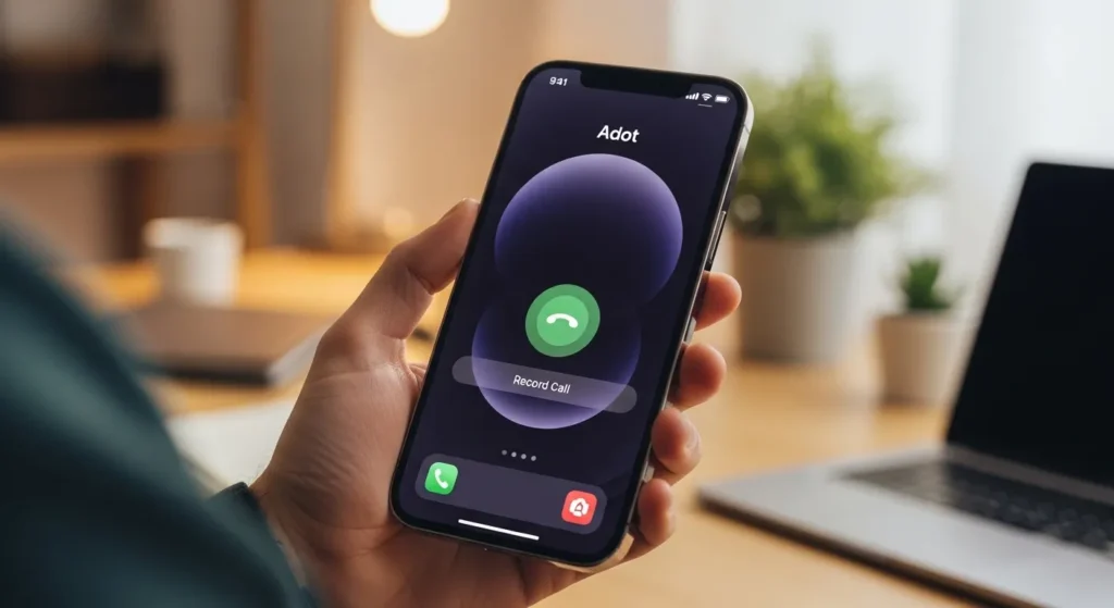 아이폰 통화녹음 에이닷 사용방법