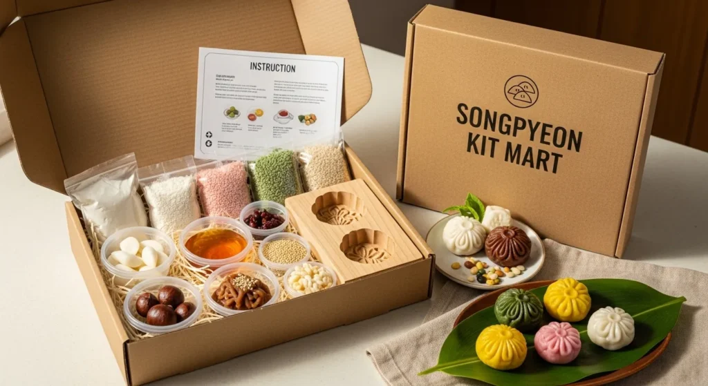 송편 키트 마트